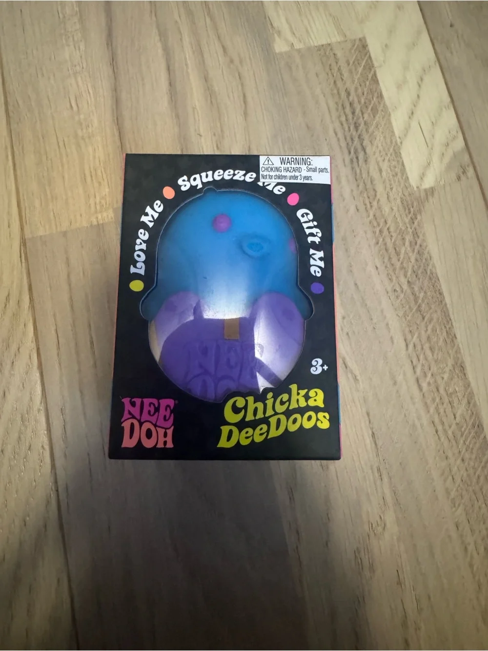 Nee Doh Chicka DeeDoos Squeeze Toy - Blue & Purple